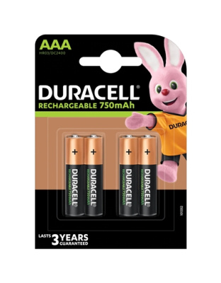 Duracell Rechargable Pack of 4