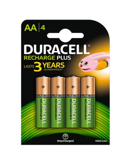Duracell Recharge Plus Pack of
