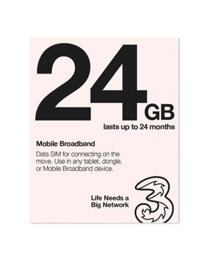 Three 3G 4G & 5G-Ready 24GB Pr