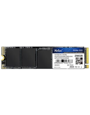 NETAC NV2000 (NT01NV2000-256-E4X) 256GB NVMe SSD, M.2