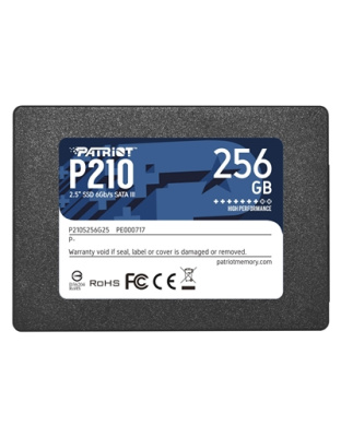 Patriot P210 (P210S256G25) 256GB 2.5 Inch SSD, Sata 3