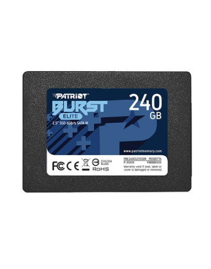 Patriot Elite (PBE240GS25SSDR) 240GB 2.5 Inch SSD, Sat