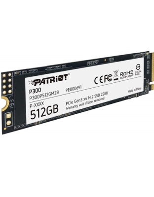Patriot P300 (P300P512GM28) 512GB NVMe SSD, M.2 Interf