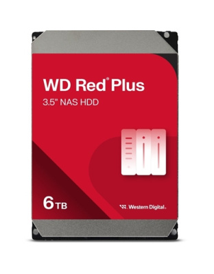 WD Red Plus WD60EFPX 6TB 3.5" 256MB Cache SATA III NAS