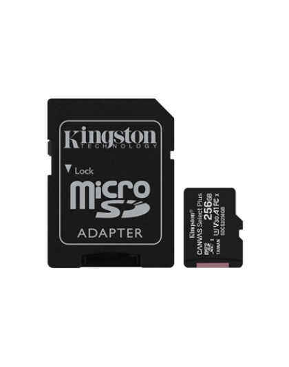Kingston  Canvas  Select  Plus  256GB  Micro  SD