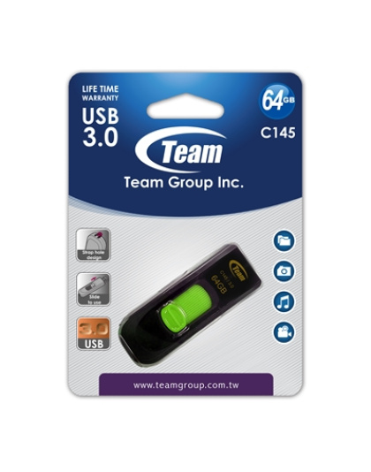 Team  C145  64GB  USB  3.0  Green  USB  Flash  Dri