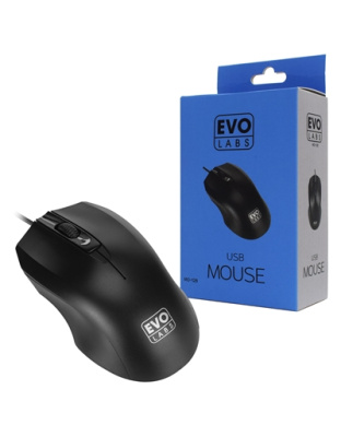 Evo Labs MO-128 Wired USB Plug a